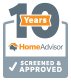 10 Years Home Advisor Screened & Approved