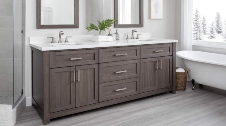 Changing a One-Sink Vanity into Two